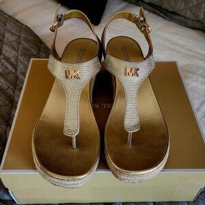 Michael Kors Wedge Thong Sandals